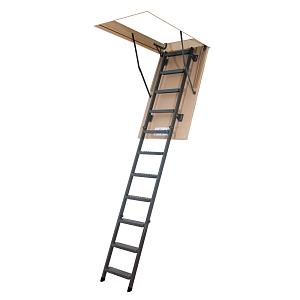 Чердачная лестница Fakro LMS складная металлическая 70х120х280см