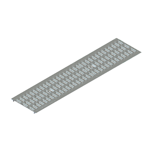 Решетка к лотку штампованная оцинкованная DN200 S`Park 1000*236*15мм 2510