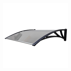 Козырек Fakro StopRain 1500мм усиленный NEW Графит (кронштейн черный)