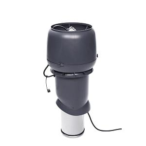 Вентиляционная труба Vilpe E 220 P/160/500 с вентилятором 0-800 м3/час серый 73477