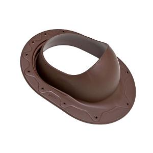 Проходной элемент Vilpe CLASSIC для монтажа на фальцевой и готовой мягкой кровле коричневый 732564