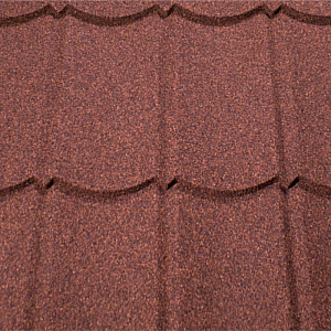 Композитная черепица RUFUS (Classic Lienbova Tile) 3250x860x0.4мм Красный (2252)